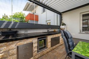 Hundefreundliches Apartment nur 150 Meter zum Strand mit Klima und Grill