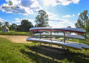 Dom nad Krzywym - prywatna plaża, 2 boiska, sauna, plac zabaw