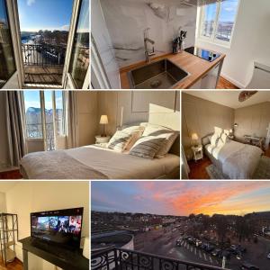 Suite Style Hôtel avec Balcon Vue Gare Netflix