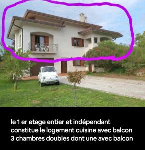 Etage entier independant d une villa , avec terrasse, jardin, 2 a 6 personnes