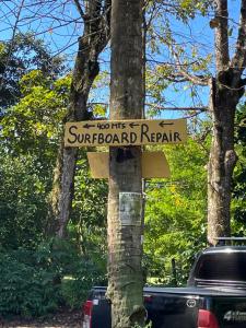 Rustic Cabin in Pavones surf brake