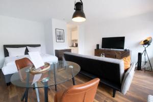 Apartment Neuss-Düsseldorf Messe, Balkon, Küche