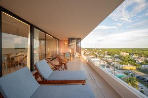Penthouse vista a la laguna y Terraza privada