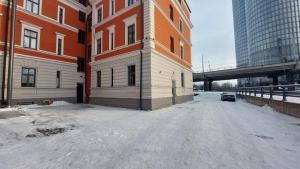 An apartment in central Riga with a view of the River