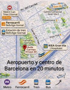 Fira Gran Via & Aeropuerto Barcelona Mi Colibrí