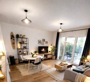 Le Cottage Jardin élégant & cosy, plage pour 6 personnes, animaux admis Biscarrosse