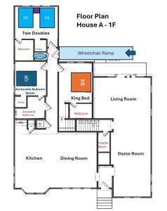 Resort-Style6BR Ensuite, Slps20, Pool&Spa, Accessible