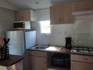 Mobil home 32m² avec terrasse pour 4 personnes à Anduze - API-1-52-404