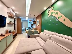 Flat Tapajós Alter 2 quartos, cozinha, climatizado, wifi 200mbps, estacionamento e self check-in