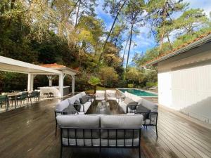 Villa spacieuse avec jacuzzi et piscine chauffée à Hossegor - FR-1-413-261