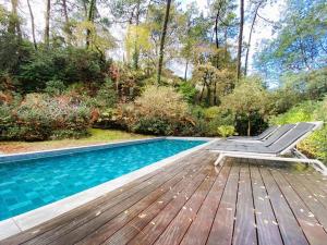 Villa spacieuse avec jacuzzi et piscine chauffée à Hossegor - FR-1-413-261