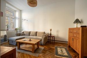 Spacious city flat with courtyard