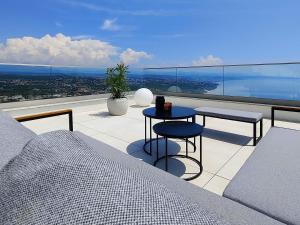 Opatija Sky, villa for 10 with panoramic sea view