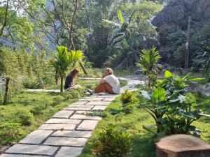 Happy House by the Mountain