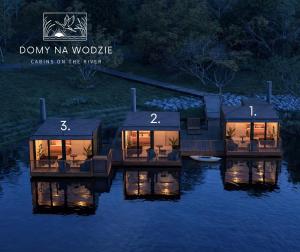 Domy na wodzie - Cabins on the river
