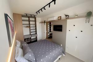 Apto completo a 450m da praia c garagem e piscina