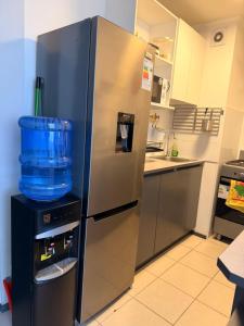 Dep 3 dormitorios, 1 baño, aire acondicionado 18000 btu , parking , piscina