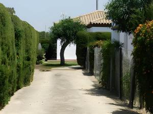 Casa con piscina privada en el palmar jardin parking privado cerca de la playa