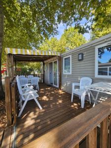 Mobil-Home 6 personnes "Le nid ombragé" camping 4 étoiles