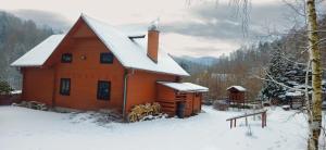 Chata Górska Sowa dla 12 osób, 4 sypialnie,salon z kominkiem