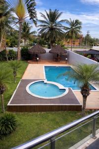 Casa Sol do Village, na praia de Taperapuã