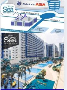 5 Years Legit Staycation Infront of Moa, 2 Bedroom with Balcony at Sea Residences Tower A, Near Arena , Smx, Picc, Dfa Macapagal, World Trade, Star City, Ayala Mall, & Naia Sea Residences Tower A