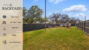 Modern 4BR 2BA Home with Hot Tub-Grill & Huge Yard