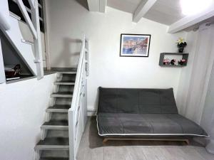 Studio mezzanine climatisé pour 5 avec parking, à 800m de la plage - FR-1-607-238