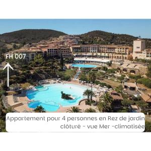 CAP ESTÉREL Famille Multisports-2 pièces vue Mer -JARDIN - Parking -Climatisation- 5 piscines dont une chauffée Animations petits et Grands à partir du 04 Avril au 02 Novembre