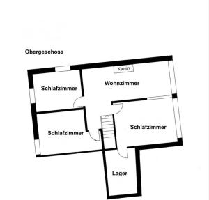 115 qm Apartment für bis zu 8 Personen mit 4 Schlafzimmern