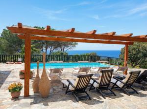 Alghero Villa Barranch with sea view swimming pool for 6 people