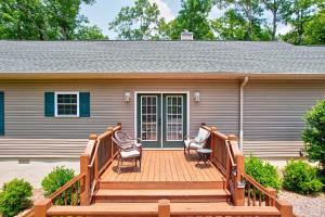 Secluded Escape Fire Pit Gazebo Dog Welcome