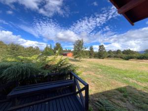 Cabaña campestre con amplio espacio natural
