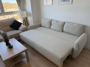 Luxury apartment in urban sky