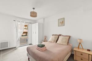 Juan Les Pins Center 2P Parking Terrasse