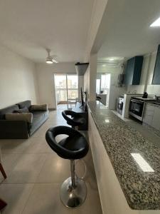 Apartamento com vista para o mar Praia Grande - Aviação