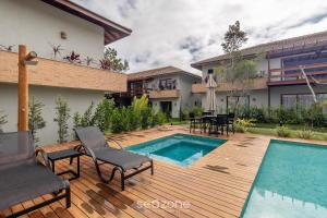 Casas em Condomínio c Piscina e Churrasqueira - PCR