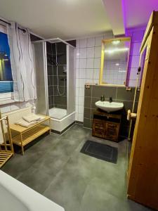 Ferienwohnung Dietel - Suite Miri mit Sauna Netflix Wlan und Ausblick Skihang