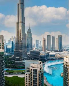 Arabian Nights 1BR - Burj Khalifa & Fountain Views - 5 Mints Walk to Burj Khalifa and Dubai Mall