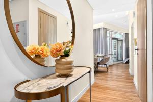 Trendy 2BR Direct Mall Access Burj View High Floor