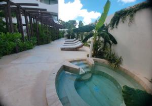 Estudio nuevo en Tulum 5 minutos de la playa con alberca y Gym