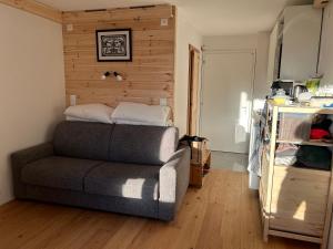 Central studio in Villars sur Ollon, Emeraude, for 3 only 100m to Bretaye ski train