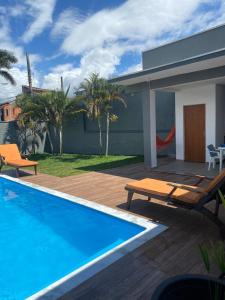 Algodão casa, com piscina e churrasqueira