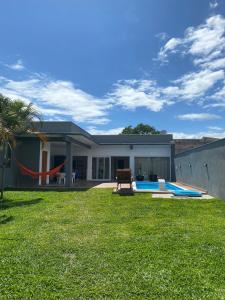 Algodão casa, com piscina e churrasqueira