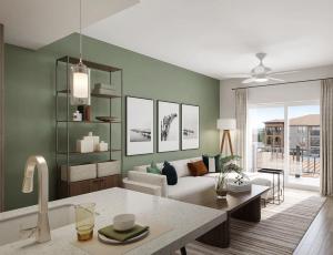 Modern Room in Shared Apartment with a View