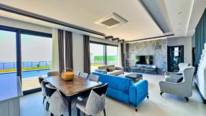 Kalkan 5 bedroom seaview villa with private pool hot tub