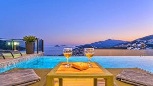 Kalkan 5 bedroom seaview villa with private pool hot tub