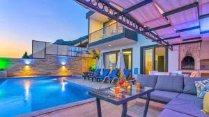 Kalkan 3 bedroom Luxury villa with private pool hot tub