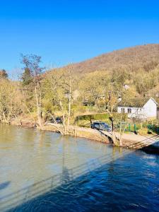 Riverside Cabin Surrounded by Nature for Two
