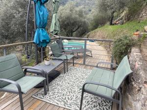 beautiful cottage with pool: 8 pers